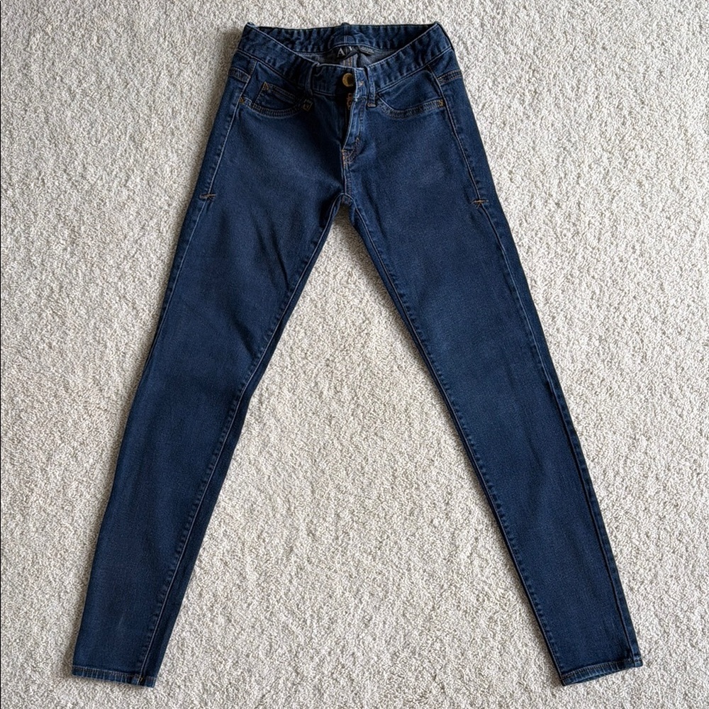 Women's Dark Blue Skinny Jeans